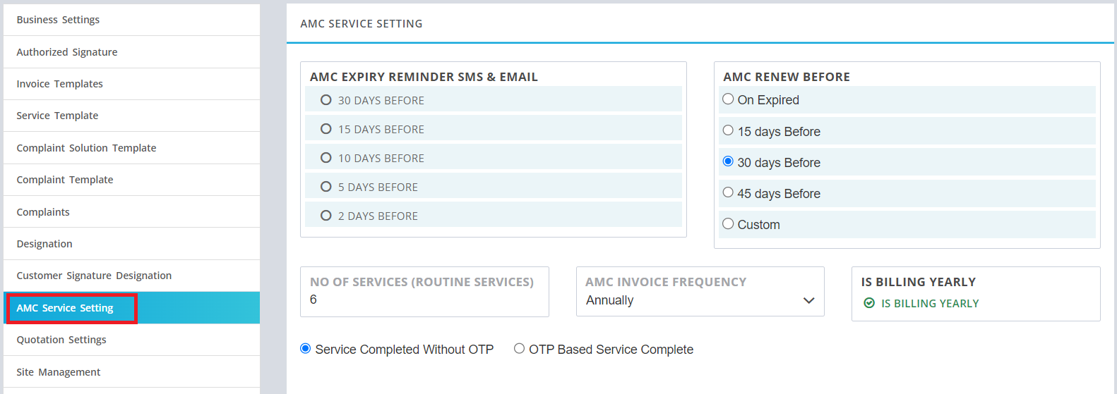 amc Service